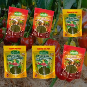 Ultimate Hott Seasoning Combo: Spicy Green & Medium Heat Jerk