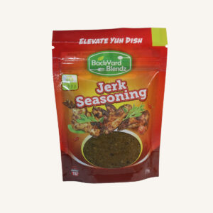 BackYard Blendz Jerk Seasoning Mild, 170g pouch of fresh Trinidad jerk marinade