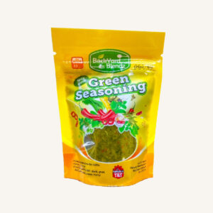 BackYard Blendz Green Seasoning Spicy, 170g pouch of hot Trinidad green seasoning