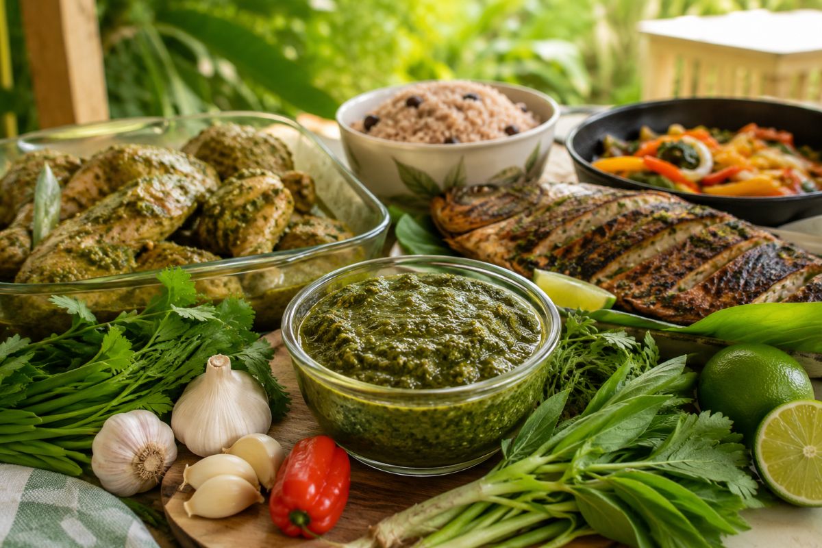 how to use green seasoning in any dish